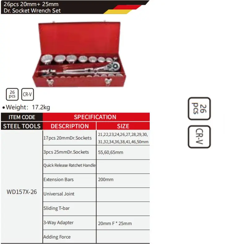 Screenshot 2026-08-04 at 17-51-16 Jeu De Clés À Douille Wedo En Acier Au Chrome-vanadium 26 Pièces 20 Mm 25 Mm - Buy Product on Alibaba.com.webp