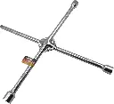 WEDO Clé à roue universelle robuste, CRV, SAE/métrique