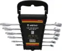 WEDO Lot de 6 clés mixtes en acier au chrome vanadium DIN3113