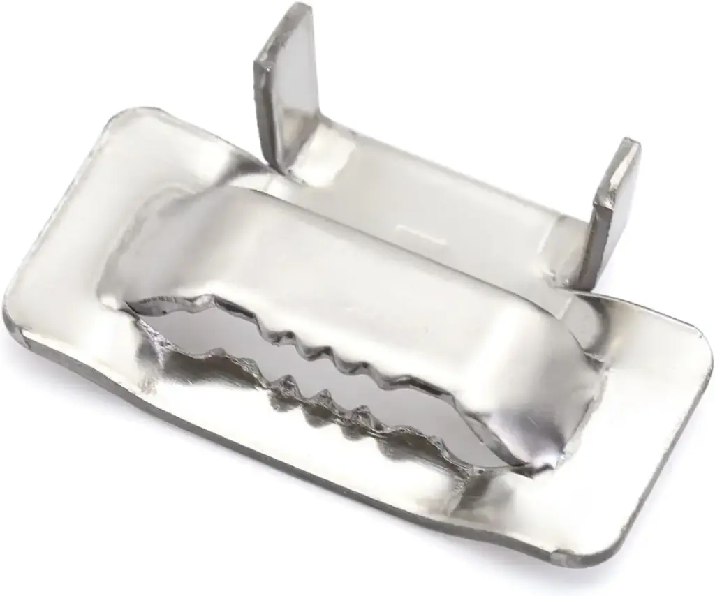 Boucle de cerclage 16mm en Inox pour feuillard 14-16mm | Boîte de 100 pièces