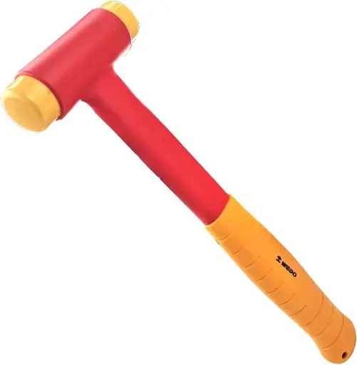 [WEDO8711-160] WEDO Marteau, Maillet isolée VDE 1000V 160mm Electricien