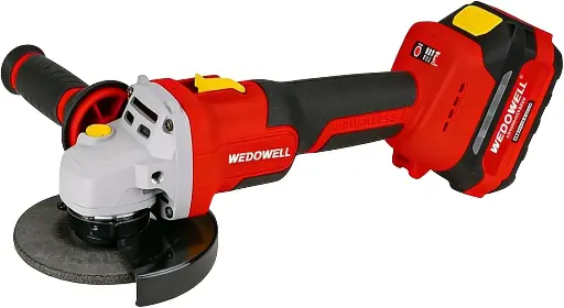 [WEDO5251] WEDOWELL Meuleuse d'angle sans fil 125mm Batterie 18v 4ah (20v max.) 