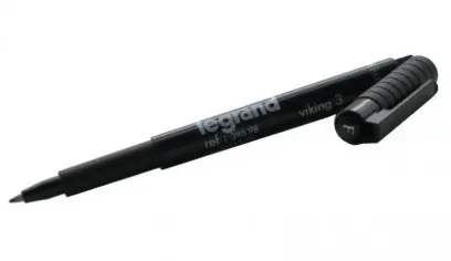 [002892] 0395 98 STYLO FEUTRE NOIR INDÉLÉBILE POUR REPÉRAGE