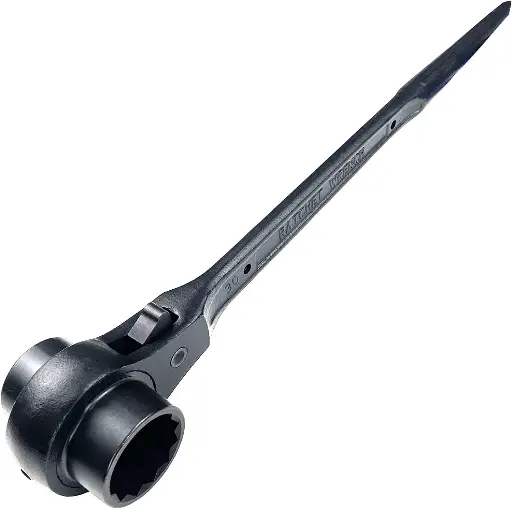 [005281] WEDO WD223 Clé à cliquet, Jumbo, en acier chromé 40 CR noir 