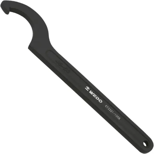 [CT3321-1018] WEDO Clé Ergot, à crochet 95-100mm 40CR DIN1810